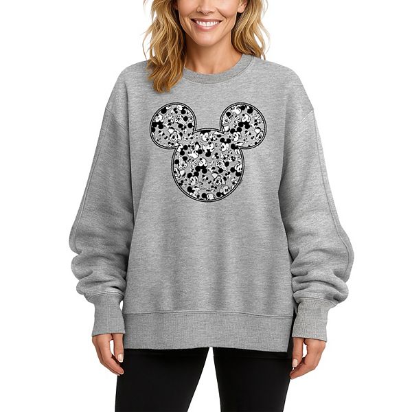 

Женский оверсайз флисовый свитшот Mickey Mouse Disney, Athletic Heather