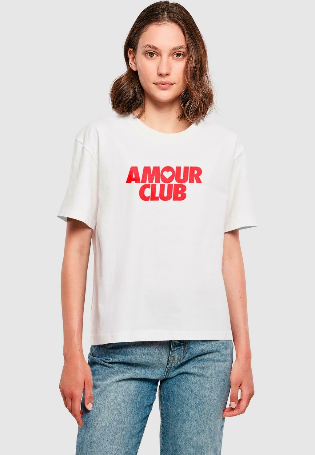 

Футболка с принтом AMOUR CLUB HEART TEE Mister Tee, белый