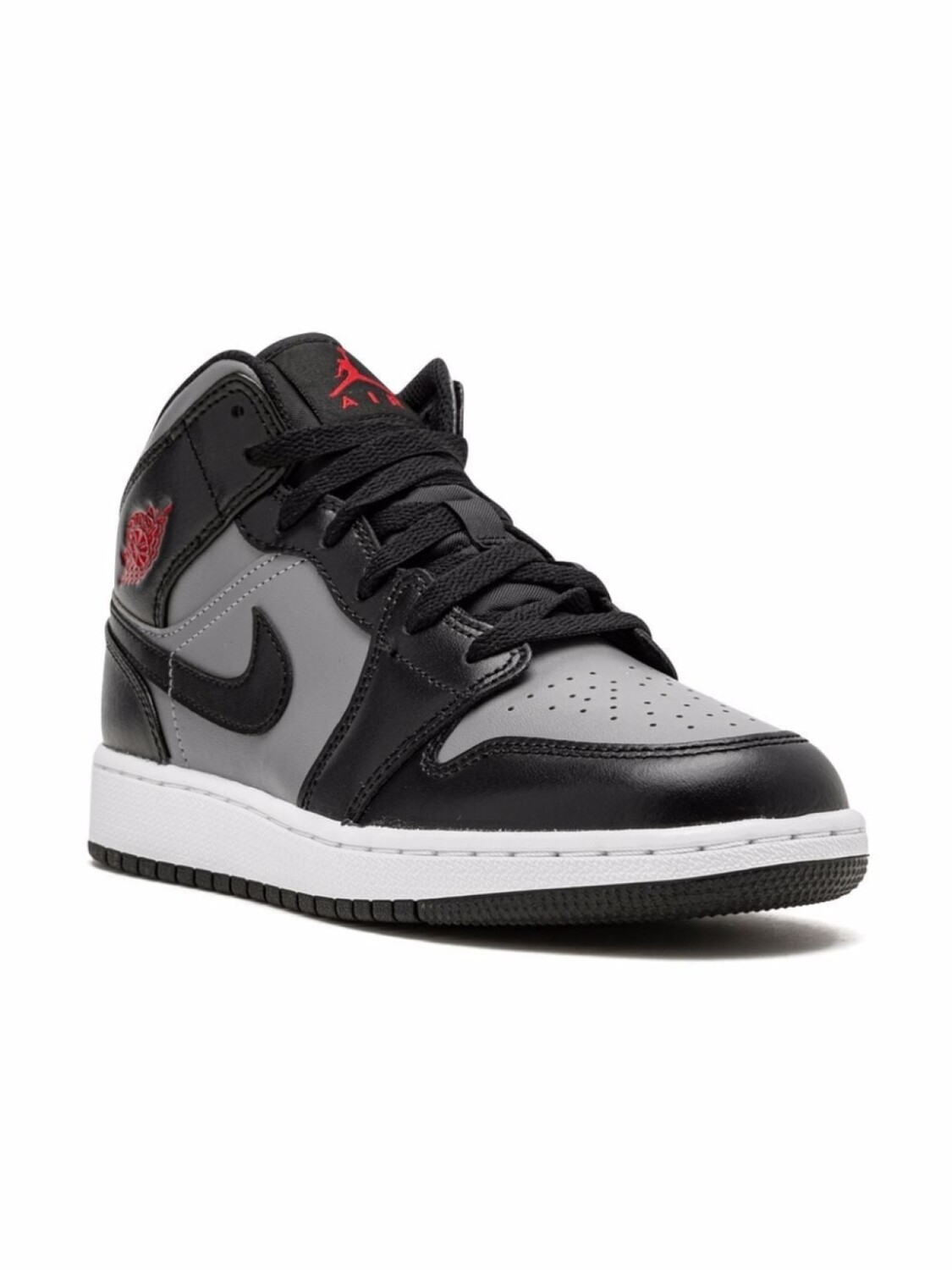 

Кроссовки Air Jordan 1 Mid Shadow/Red Jordan Kids, черный
