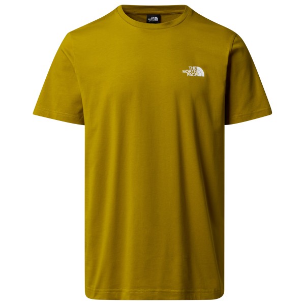 

Футболка с простым куполом из хлопка и резинки The North Face, Deep Dijon