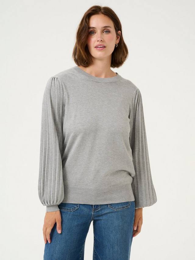 

Одинокий вязаный топ KAFFE, цвет Grey Melange