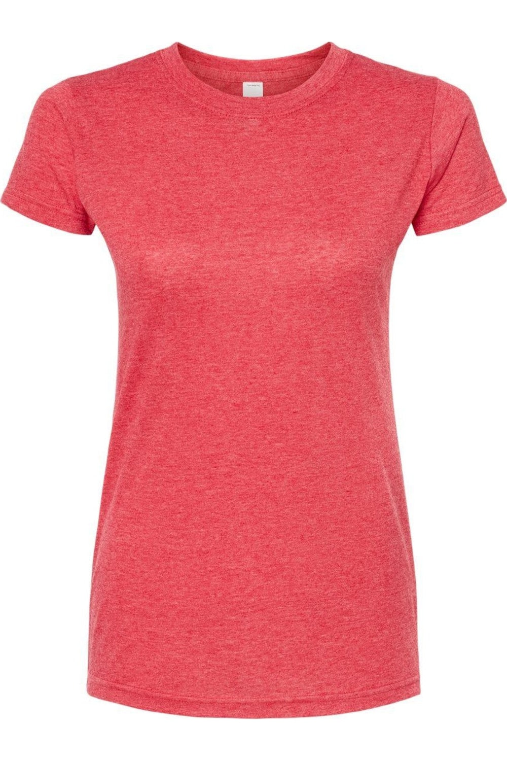 

Футболка Tultex женская облегающая Poly-Rich, цвет heather red