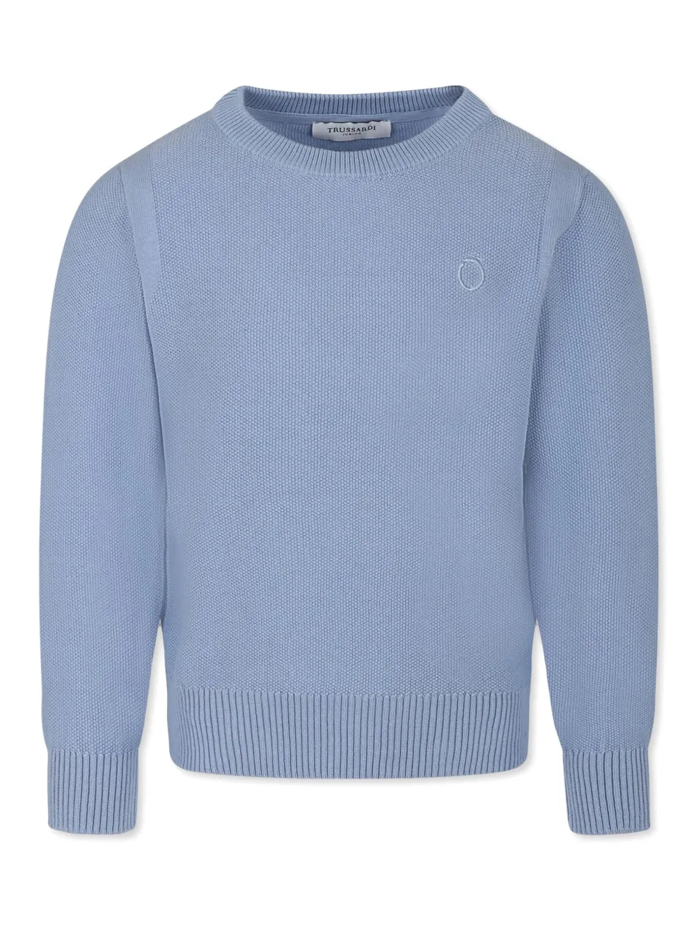 

Хлопковый джемпер TRUSSARDI JUNIOR, синий