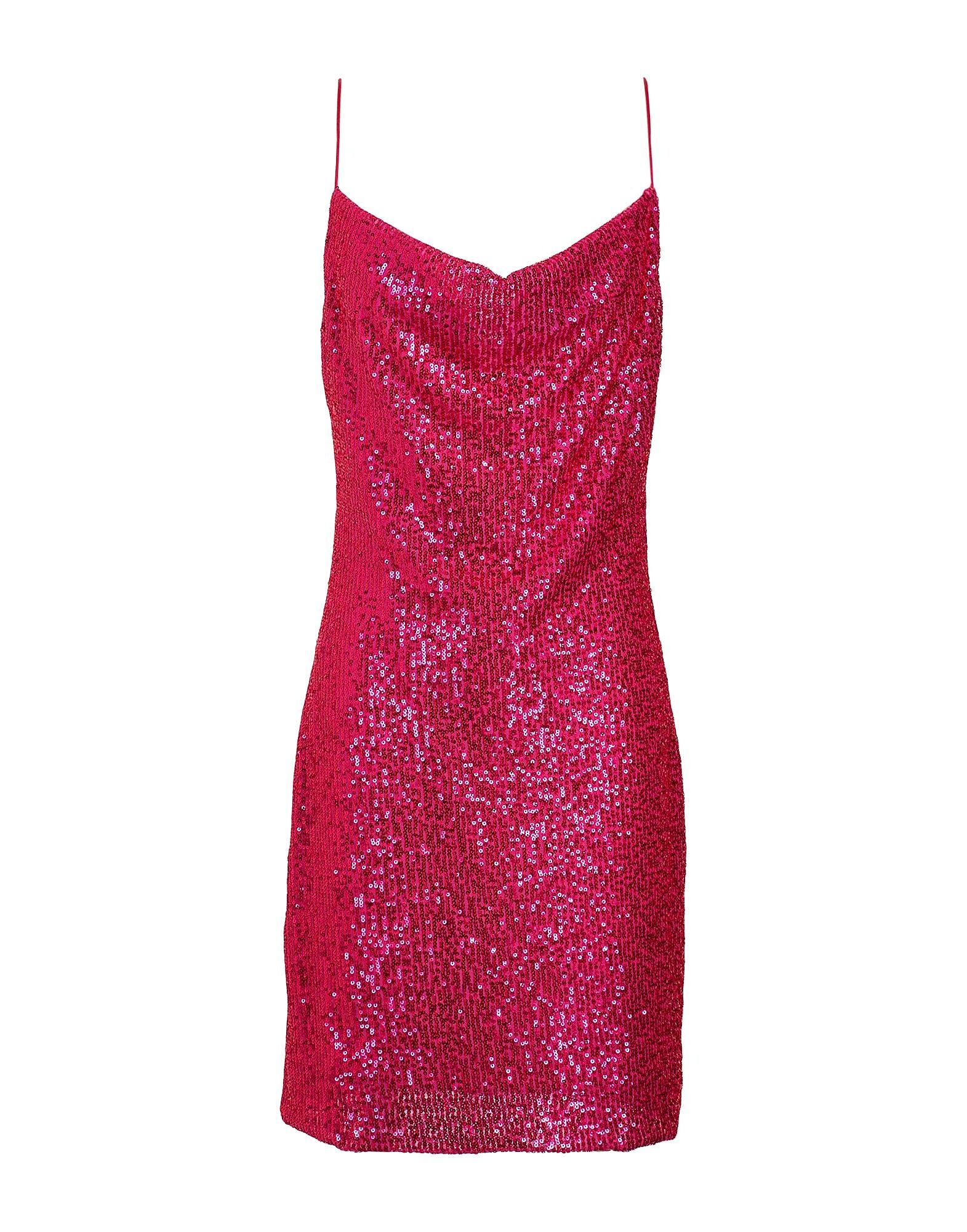 

Мини-платье Sequin Slip Mini Dress 8 By Yoox, фуксия