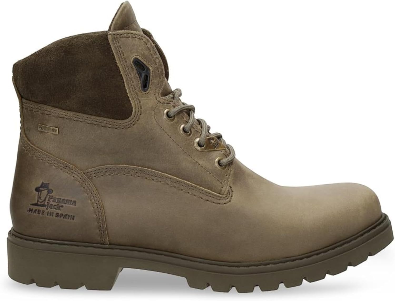 

Мужские водонепроницаемые кожаные походные ботинки на щиколотку Panama Jack Amur GTX, коричневый/хаки