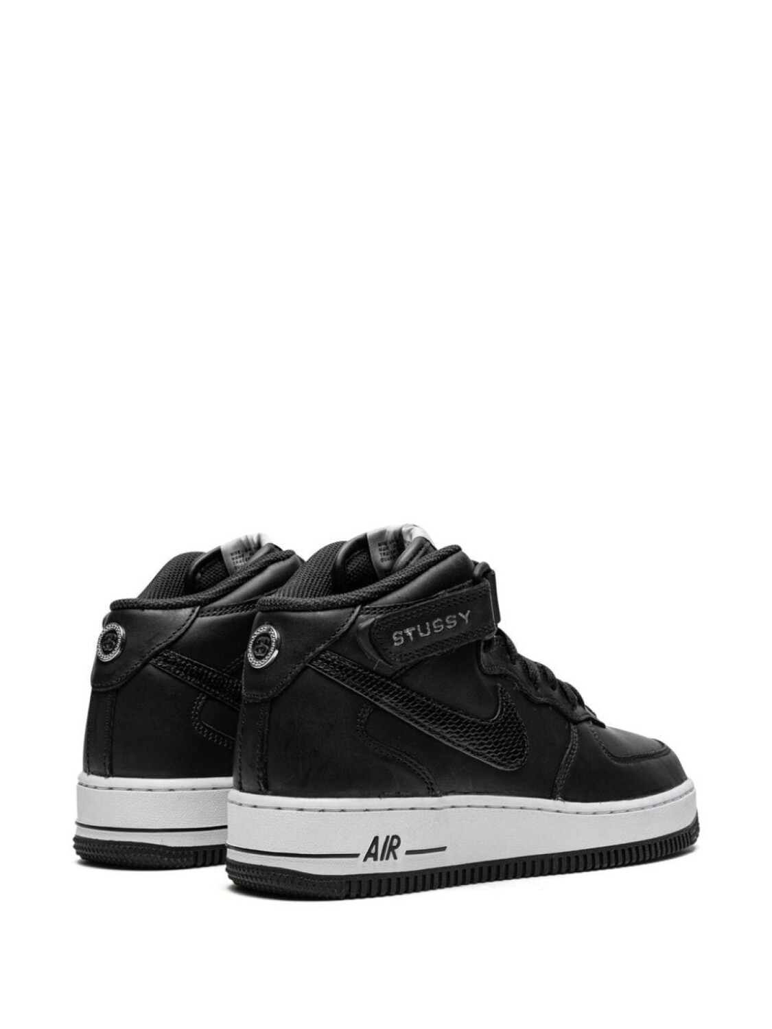 Кроссовки Air Force 1 Low из коллаборации со Stussy Nike, черный — фото 3