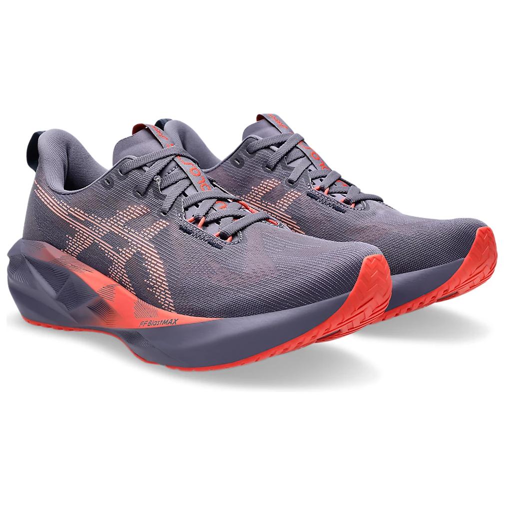 Новейшая модель Novablast 5 Серо-фиолетовый коралловый риф Asics, Серо-фиолетовый — фото 3