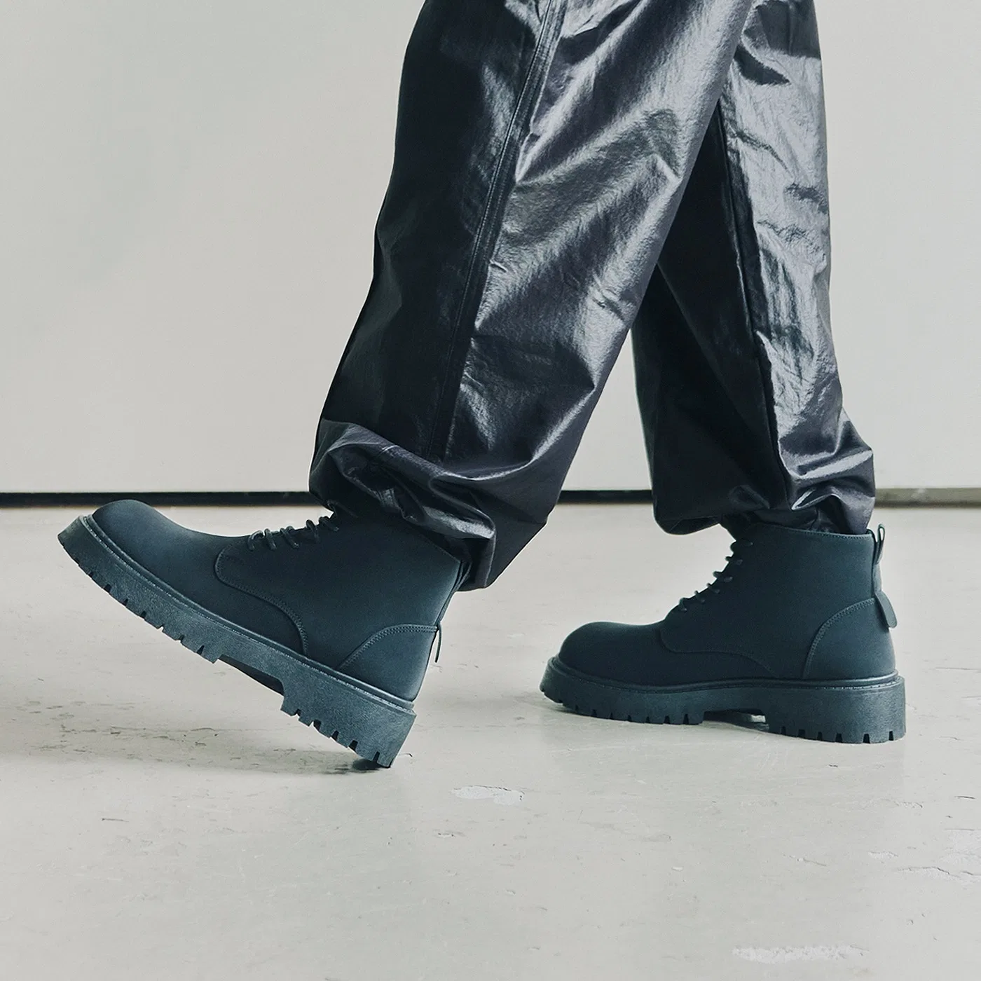 Мужские замшевые ботинки Sixft Bold Toe, матовые