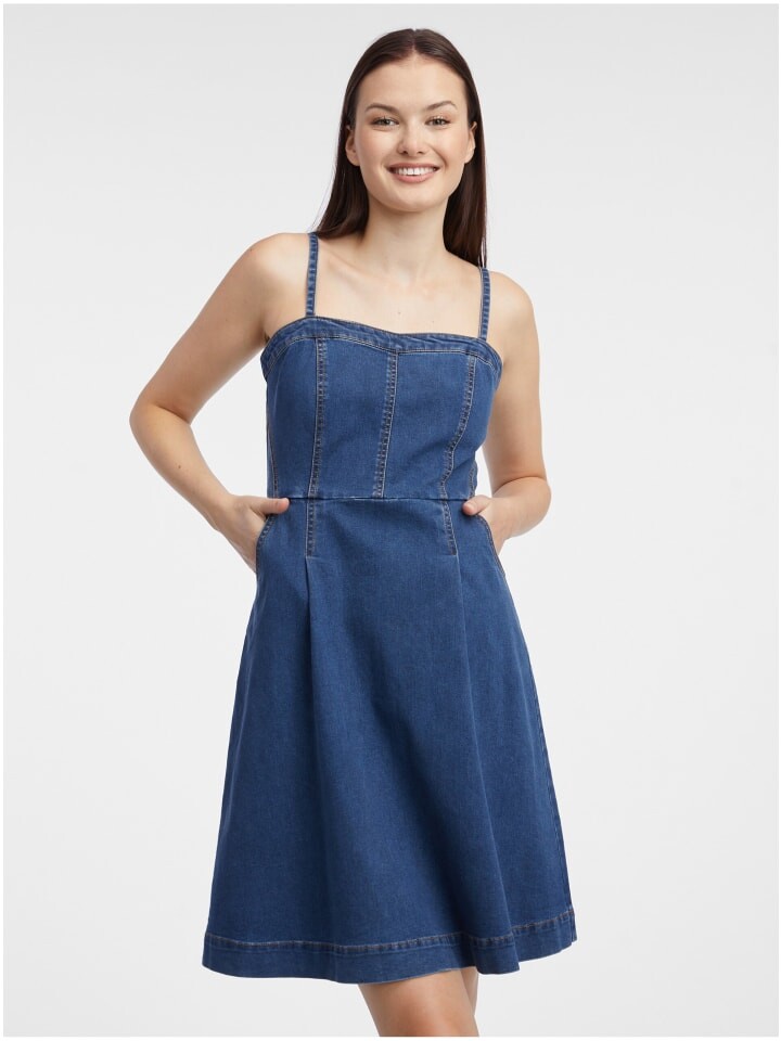 

Длинное платье orsay Jeans, темно-синий