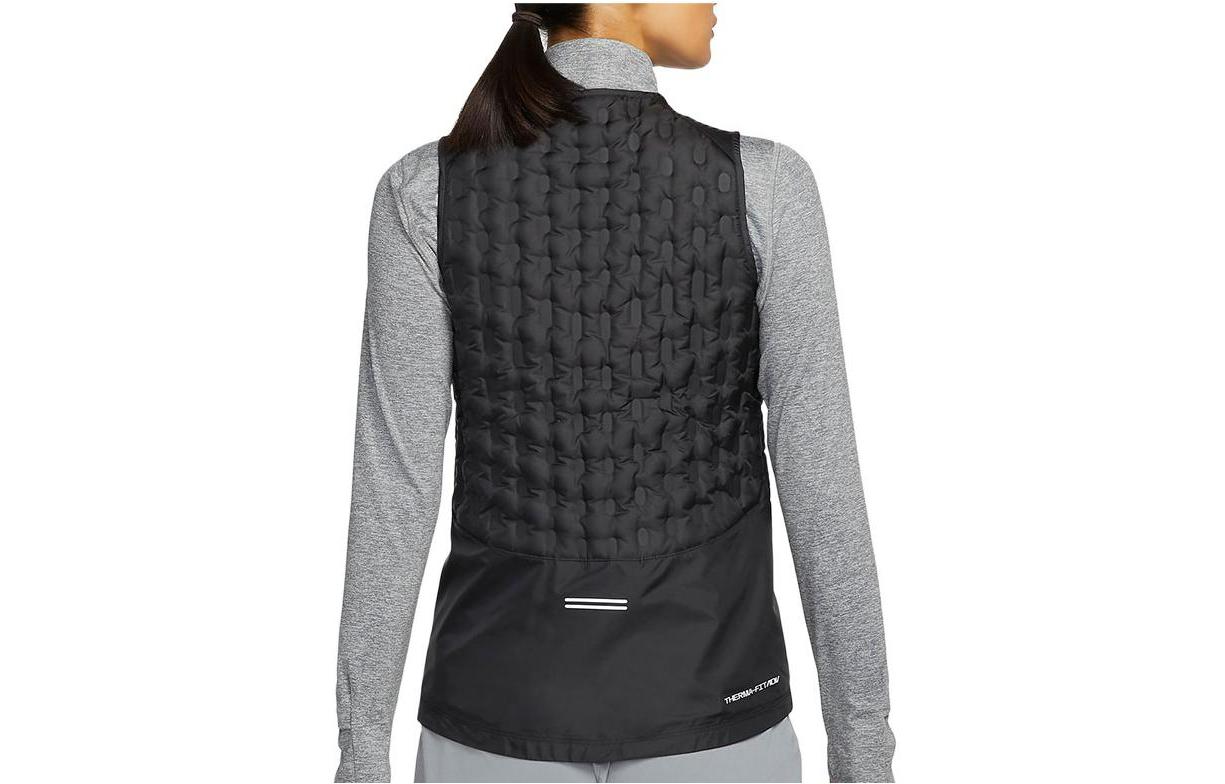 Жилет (WMNS) Nike Brand Logo Embroidered Stay Warm Down Vest Black — фото 2
