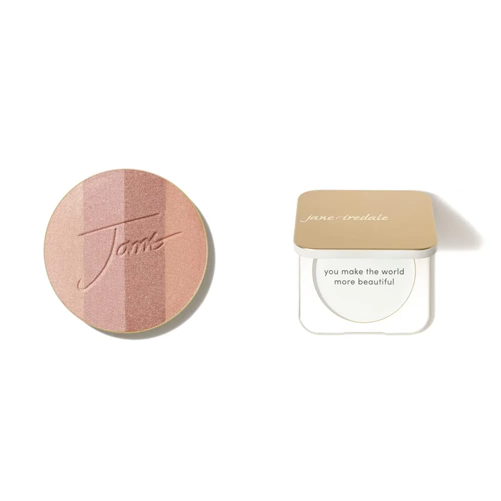 Бронзерная пудра Jane Iredale PureBronze Shimmer Bronzer с возможностью наслаивания. Легкая и дышащая текстура. Не тестируется на животных. 4 оттенка, легко растушевываются., Peaches and Cream