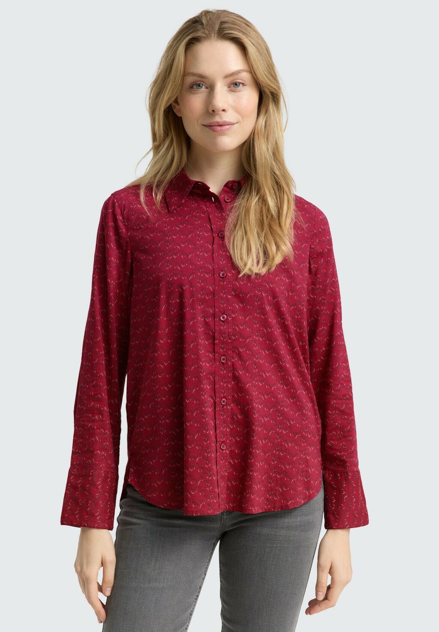 

Блуза TOM TAILOR MIT MUSTER, Small Red Wave Print/Red