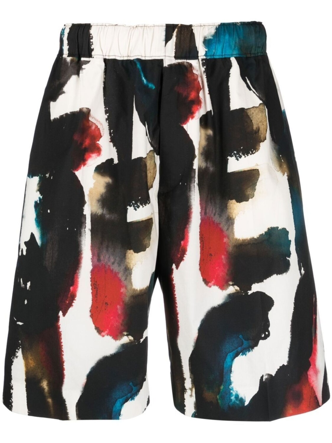 

Alexander McQueen шорты прямого кроя с логотипом, черный
