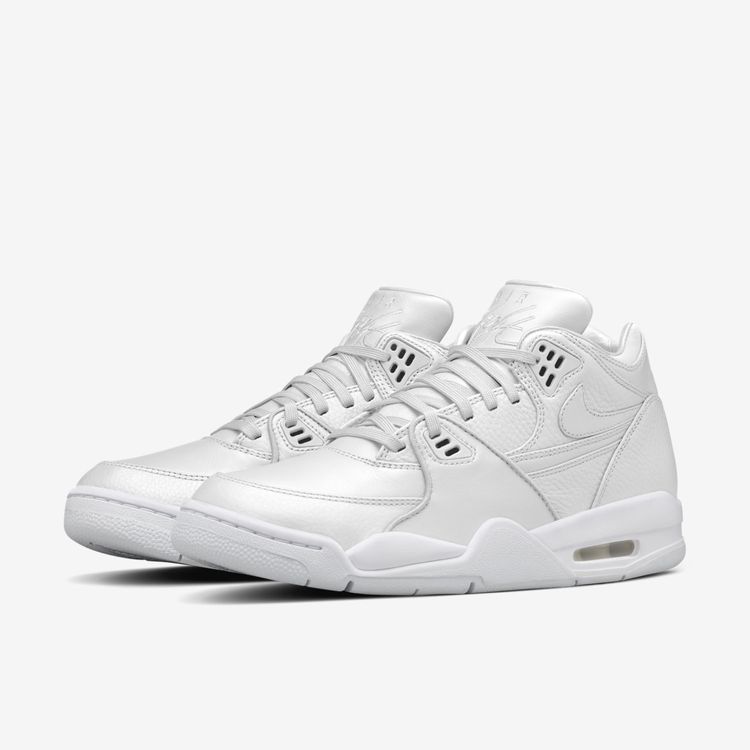 Кроссовки NikeLab Air Flight '89 'Triple White', белый — фото 2