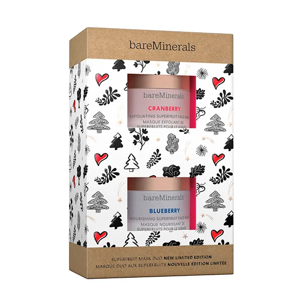 

Питательные отшелушивающие маски Superfruit Mask Duo Bareminerals, 1 UD