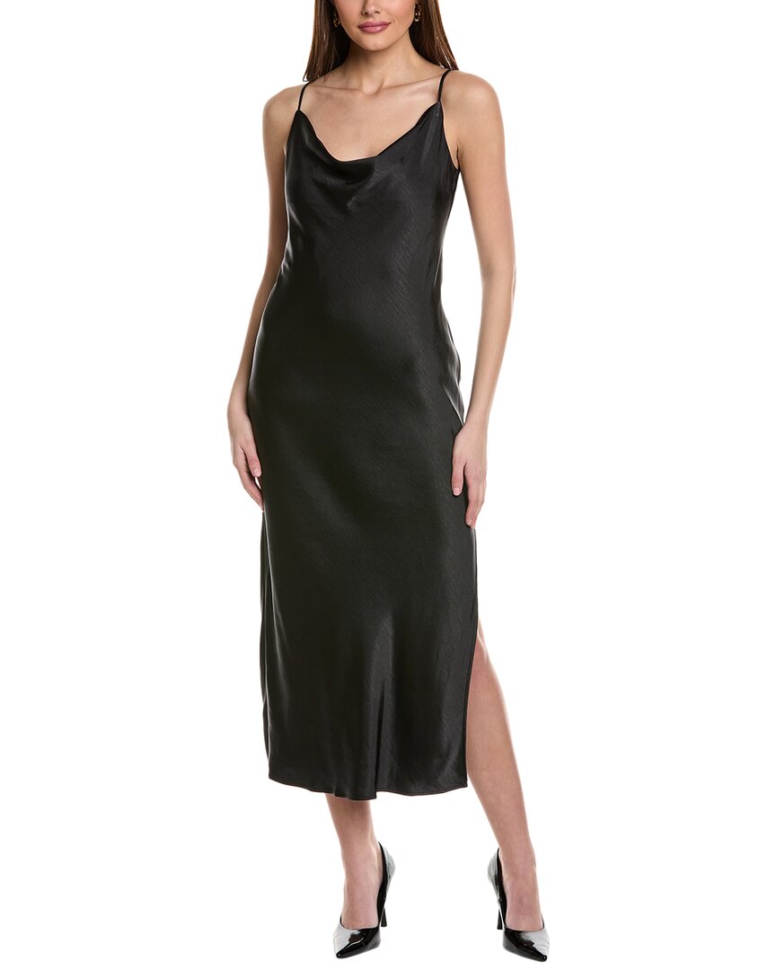 

Платье-комбинация Kenneth Cole с воротником-хомутиком, черный