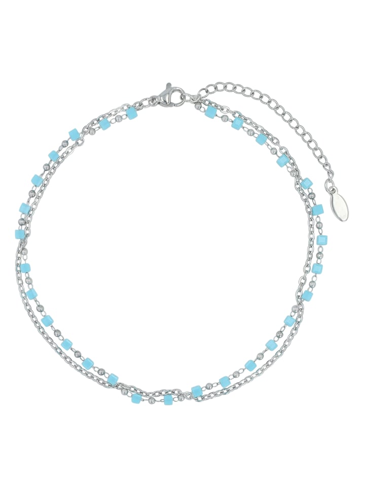 

Adeliás Женский кулон из нержавеющей стали с жемчужиной, серебристый