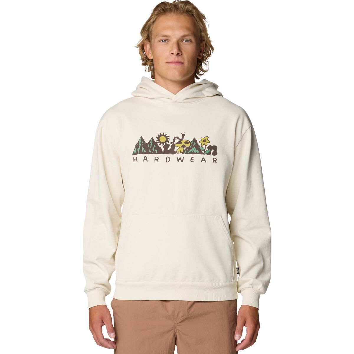 

Худи MHW Mountains Collab Mountain Hardwear, цвет stone