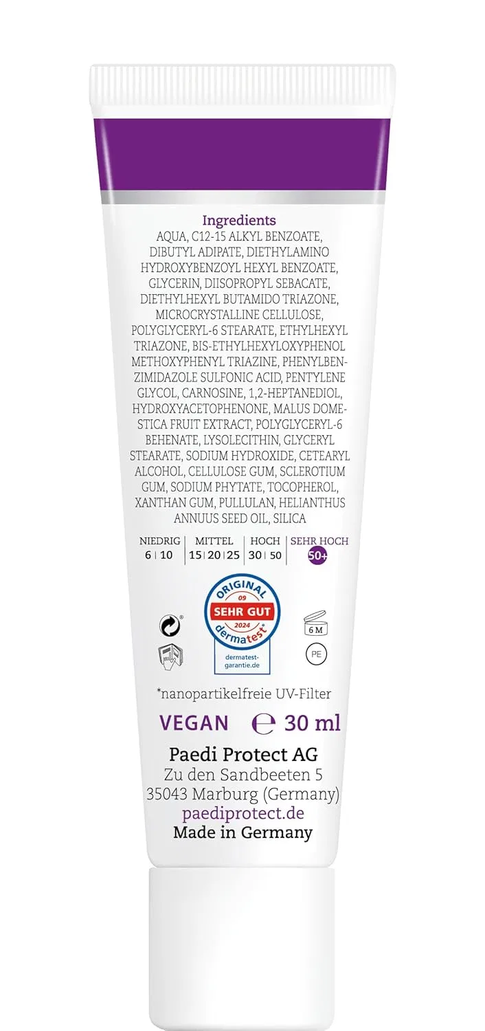 Солнцезащитный крем для лица SPF 50+ от Paediprotect Paediprotect — фото 2