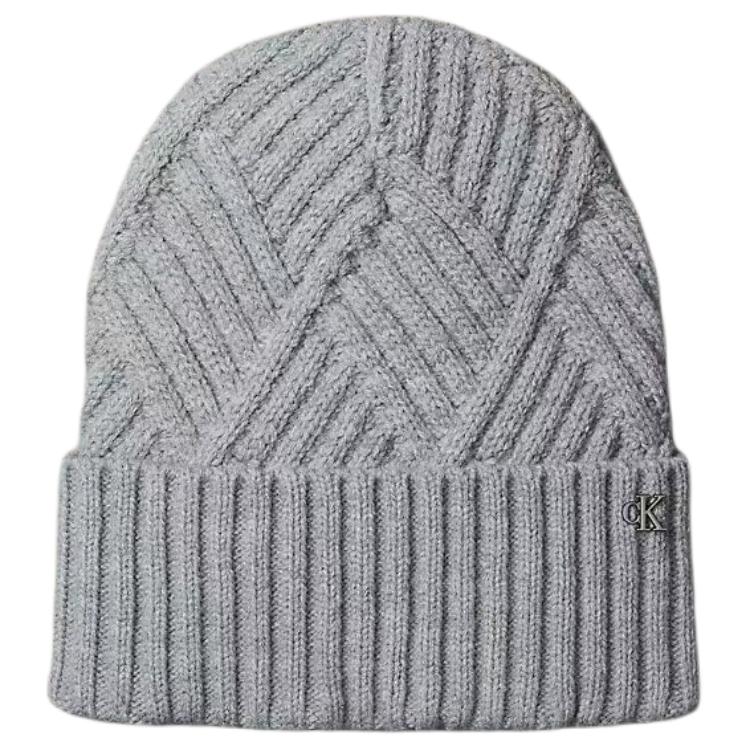 

Calvin Klein Полиэстеровые шапки-бини Unisex белый/черный/серый