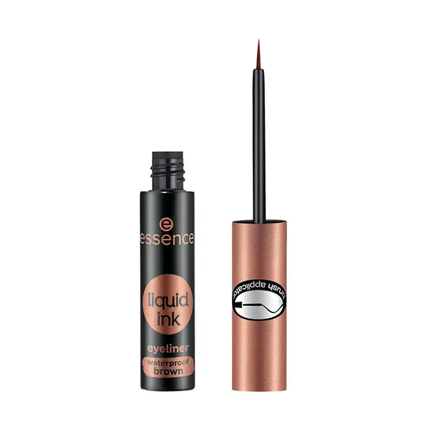 

Жидкая подводка для глаз Liquid Ink Eyeliner Waterproof Essence, цвет ash brown