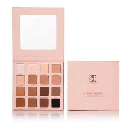 

Палитра теней для век All Matte Everything Sosu Cosmetics