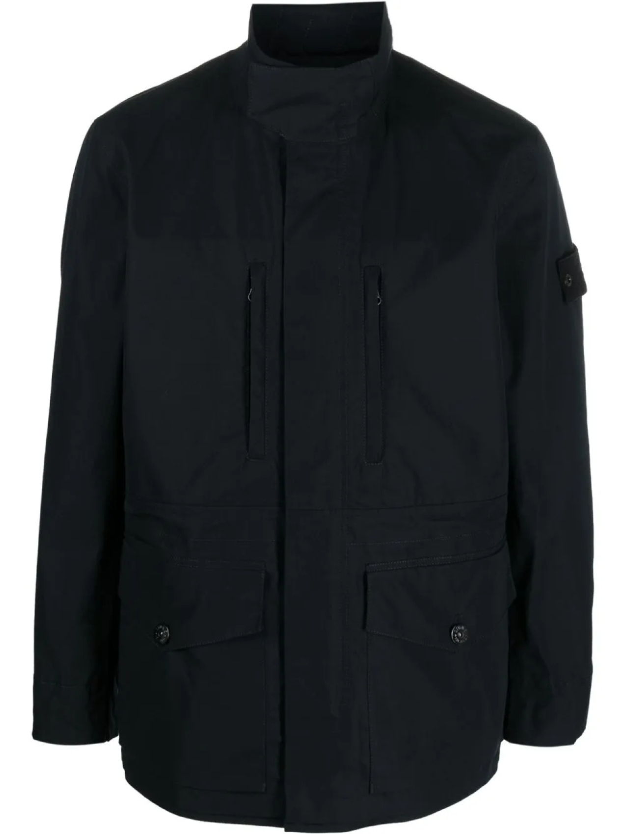 

Куртка с длинными рукавами и нашивкой в виде компаса Stone Island, черный