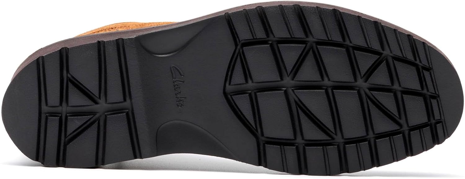 Мужские ботинки Clarks Weltridge с молнией и закрытым носком, Cola — фото 3