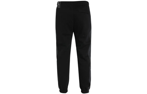 Брюки men's as nsw bb jggr snl cb casual sports bundle feet fleece lined knit long pants/trousers black Nike, черный — фото 2