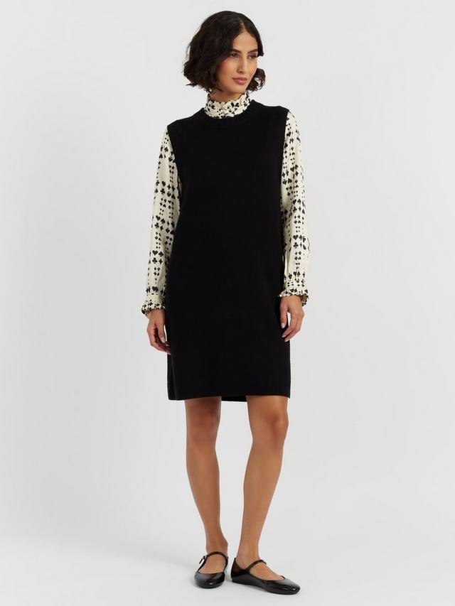 

Шерстяное бесшовное мини-платье без рукавов Chinti & Parker