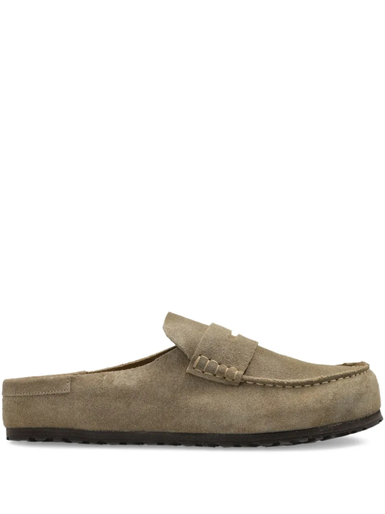 

Замшевые сабо Birkenstock Naples, нейтральный