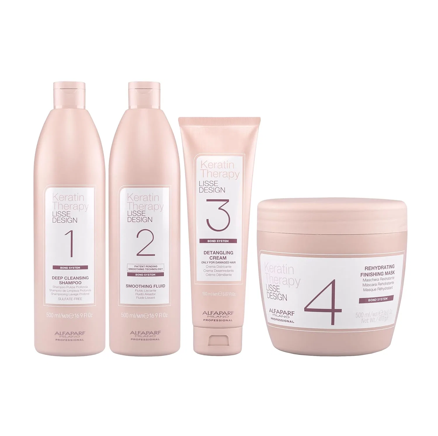 Набор для кератинового выпрямления волос Alfaparf Lisse Design Keratin Therapy Alfaparf Milano — фото 2