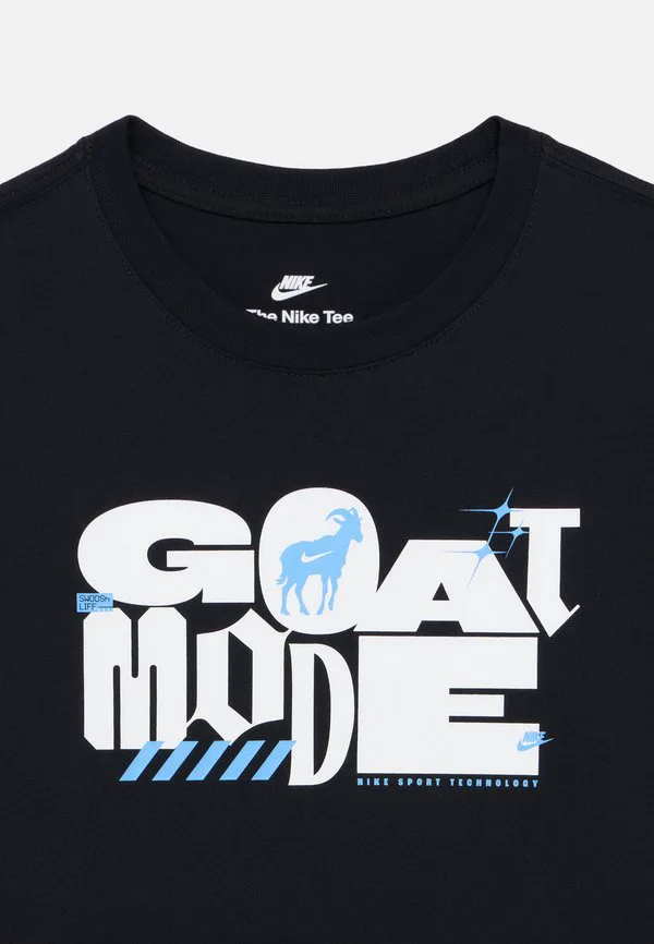 Футболка унисекс с принтом "goat mode" Nike Sportswear, Black — фото 4