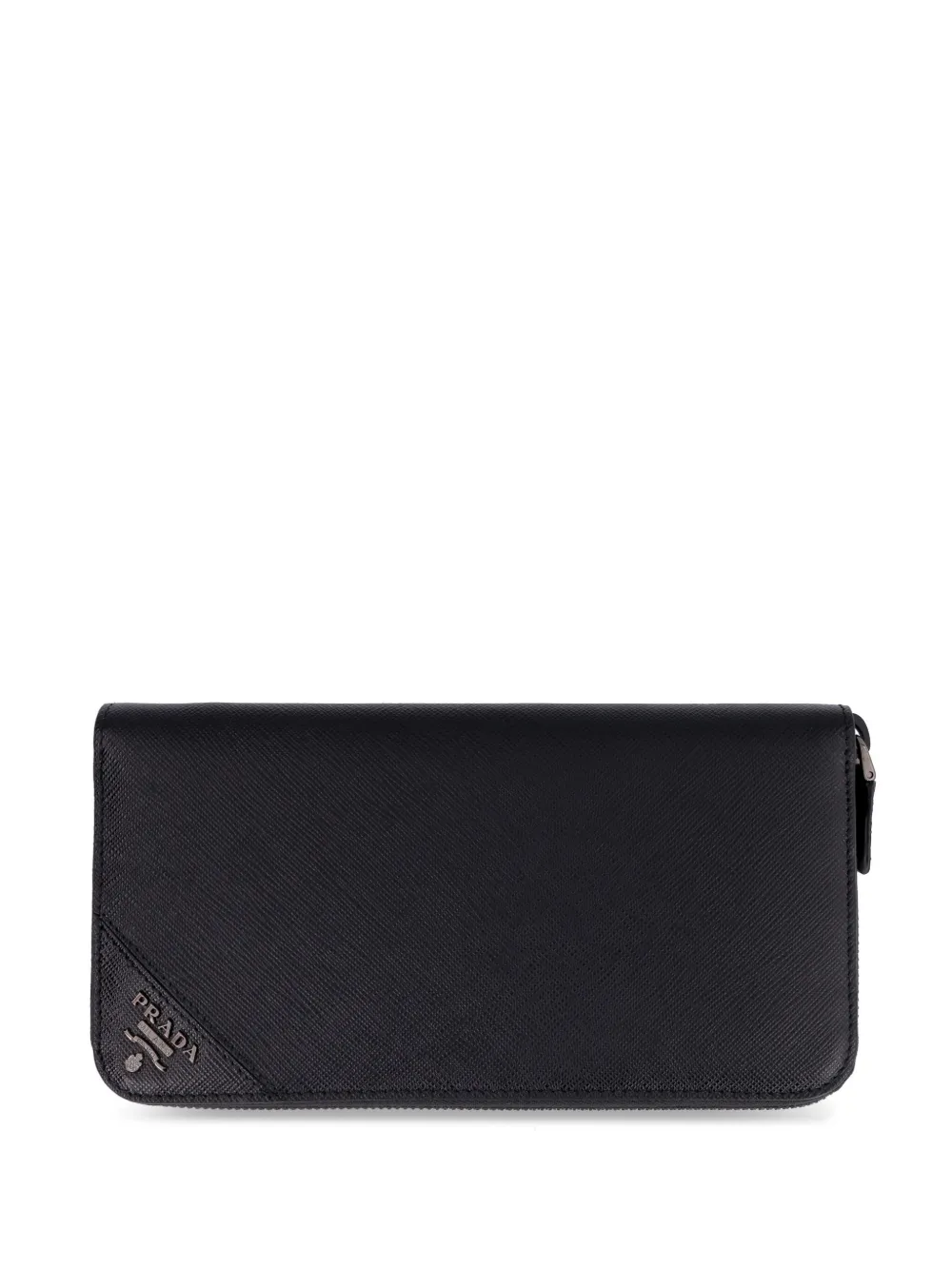 

Кошелек из кожи Saffiano Prada, черный