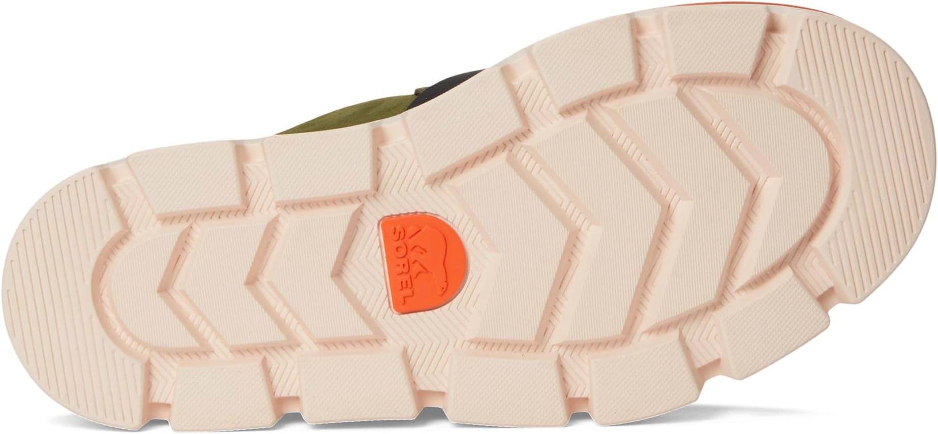 Тапочки SOREL Rein Cb Clog, цвет Utility Green/Pearlescent — фото 3