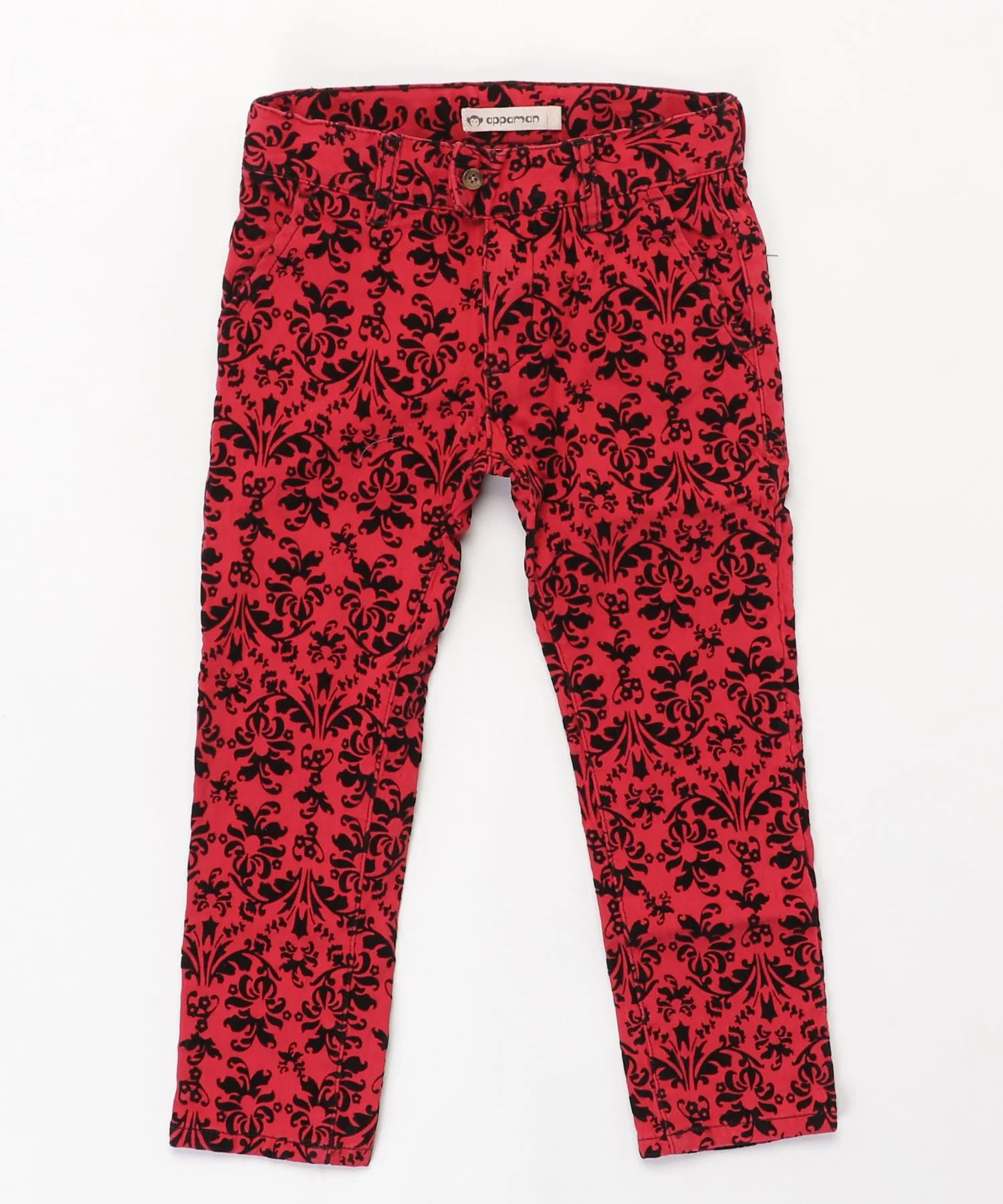 Брюки APPAMAN #L3TR TROUSER детские красные — фото 4