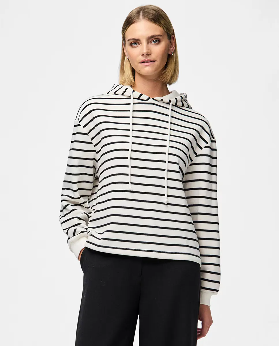 

Женская спортивная толстовка с длинными рукавами Pieces, черный