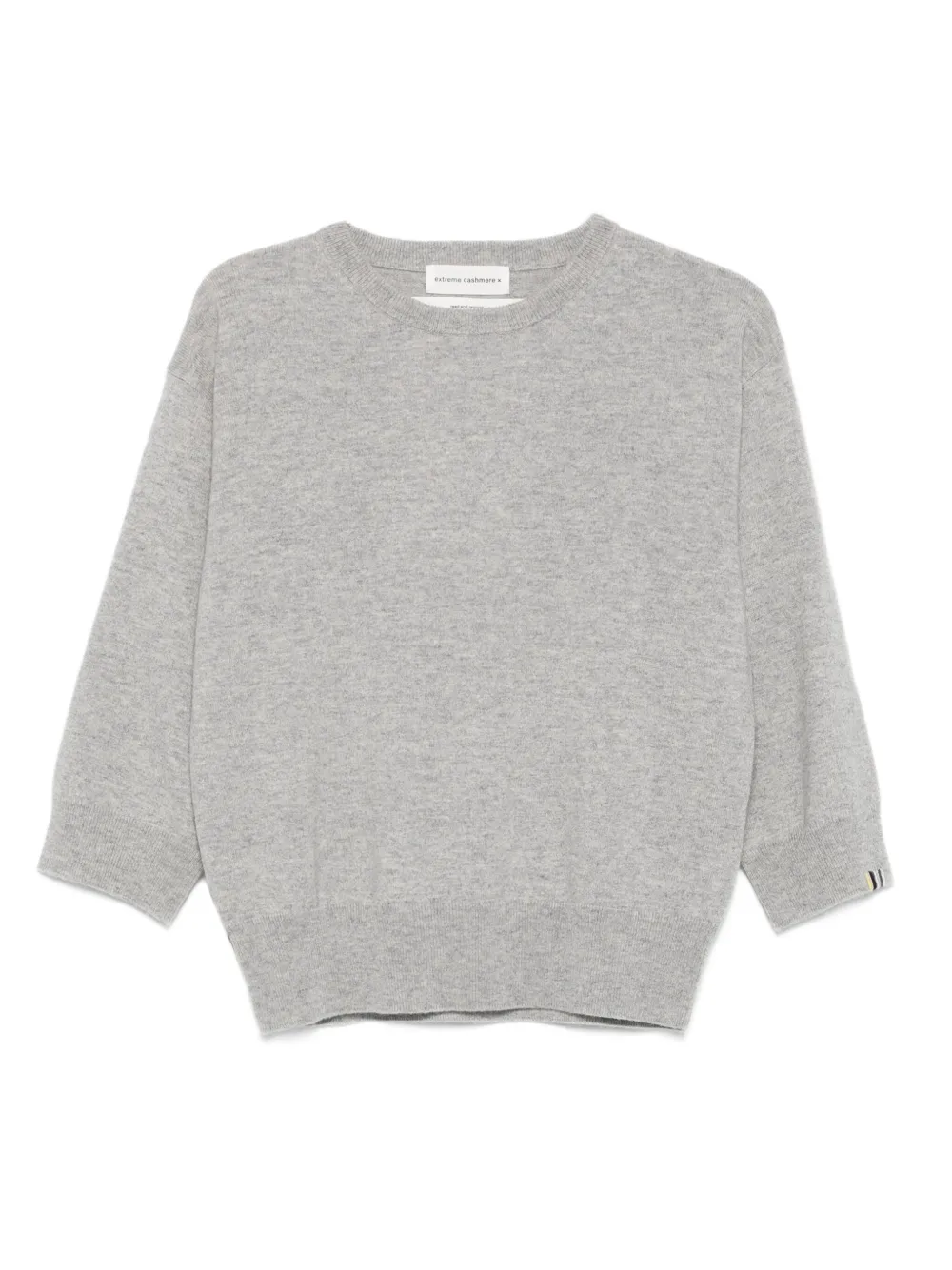 

Свитер с круглым вырезом extreme cashmere, серый