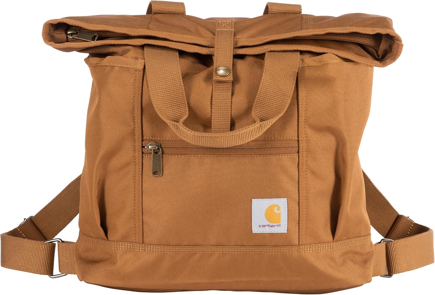

Carhartt Convertible Backpack Tote Bag, прочный с регулируемыми лямками для рюкзака и отделением для ноутбука, трансформируемая сумка-тоут (Carhartt Brown), Convertible Backpack Tote (Carhartt Brown)