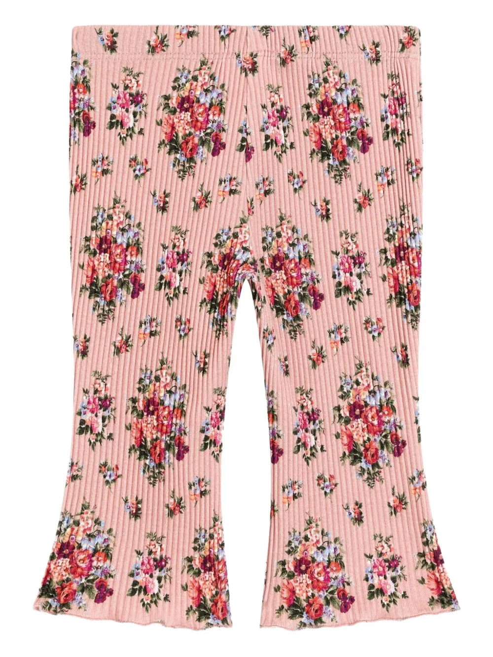 Леггинсы с цветочным принтом Dolce & Gabbana Kids, розовый — фото 2