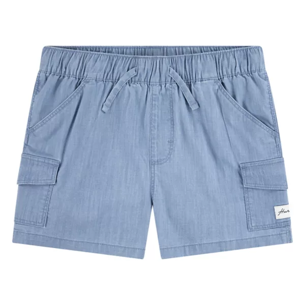 

Тканые шорты-карго для девочек 7-16 лет Hurley, цвет chambray