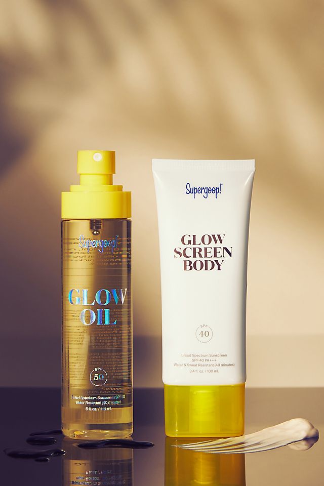 

Солнцезащитный крем Supergoop! Glowscreen SPF 40, белый