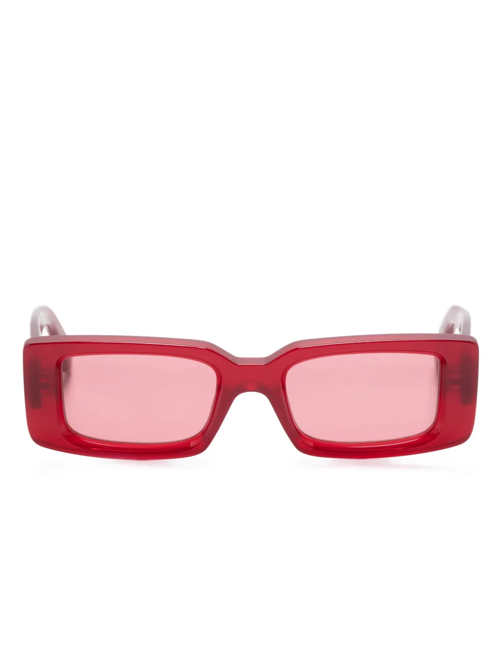 

Солнцезащитные очки Arthur в прямоугольной оправе Off-White Eyewear, красный
