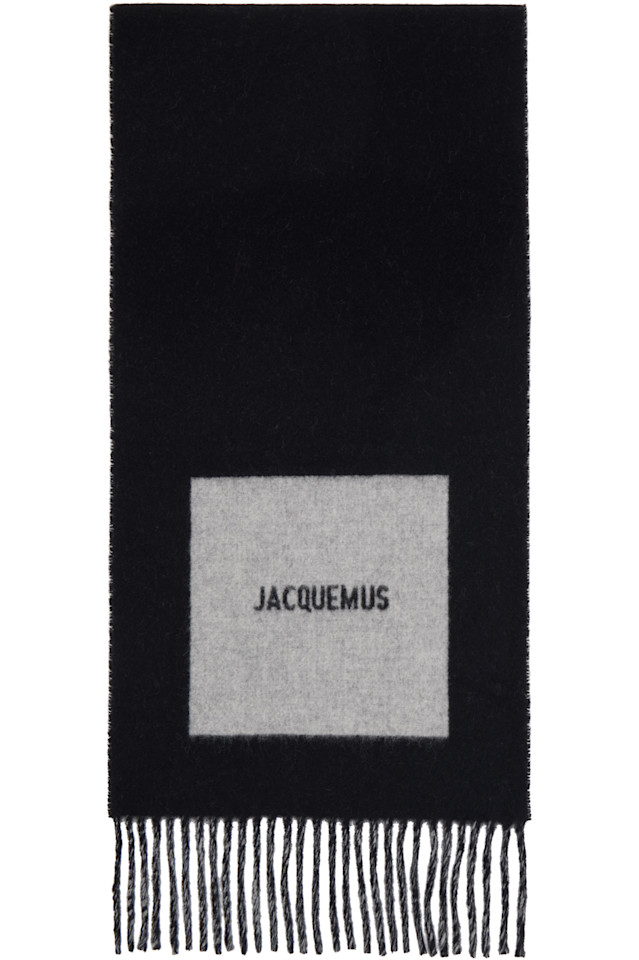 

Jacquemus Черный шарф La Casa 'The Rond Carré'