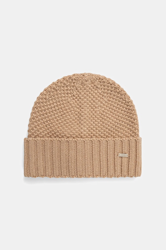 

Шерстяная шапка Armani Exchange, бежевый