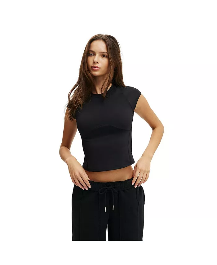 

Женская футболка для активных тренировок COTTON ON, черный