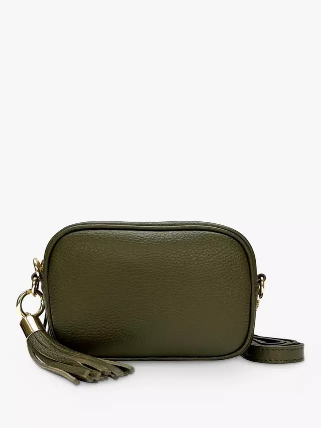 

Сумка кросс-боди Apatchy The Mini Tassel Leather, цвет olive/green