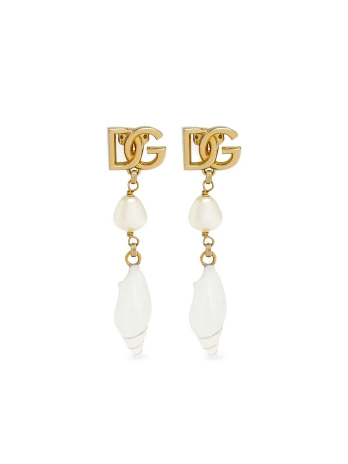 

Серьги-подвески с логотипом DG Dolce & Gabbana, золотой