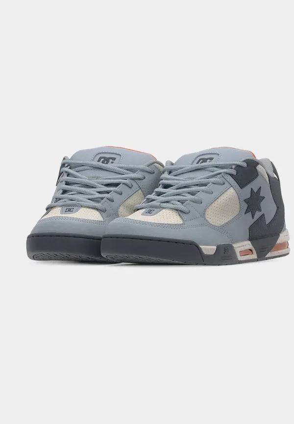 Кроссовки для скейтбординга Dc Shoes, серый/тёмно-серый/оранжевый — фото 3