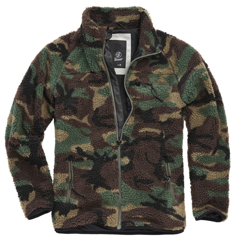 

Куртка Brandit Jacke Teddyfleece Jacket, цвет Camouflage